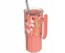 QUOKKA Umi, Korall színű rozsdamentes acél termobögre, 720ml, 40088 (40088)