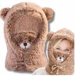 EdiBazzar Női kéménygallér Sapka meleg kapucni mackófüllel téli Beanie Hipster (5905884078686)