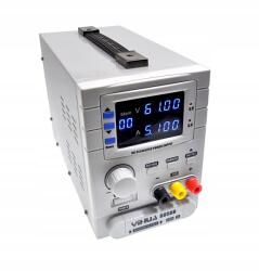 Yihua Laboratóriumi tápegység Yihua 605DB DC 0-60V 5A programozható memóriával (46183)