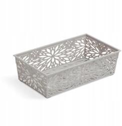  Áttört kosár 20x12x6 cm stílusos és praktikus rendszerező (8909)