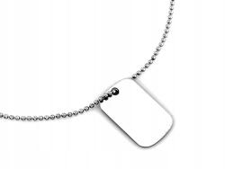 Lovrin Férfi nyaklánc divatos katonai bilétával, 925-ös ezüst, 4.82g ajándékba (44238151)