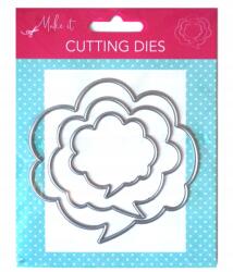 Via Chasse BV Embossing Kivágó Sablon Érzékelő Keret Újhagyma Készlet 3 db-os (2572810)