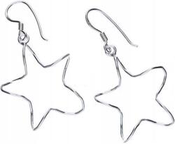 Lovrin Ezüst 925 fülbevaló, lógó csillagokkal, 1, 99g, kapcsos, keretes, stílusos női (Lovrin 47207)