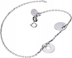 Lovrin Ezüst karkötő 925-ös, "oponka" (gumiabroncs) és "blaszka" (lemez) díszítéssel, 1, 78g, karika gyűrűvel (Lovrin 53446)