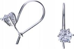 Lovrin Ezüst fülbevaló 925 fehér cirkónia 1, 40g eredeti ajándék záras kapoccsal (Lovrin 47357)