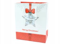 TL3 Karácsonyi ajándéktasak 23x19x10cm csillag