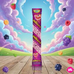 Millions Vimto - Gyümölcsös rágócukorka Vimto ízben 55g