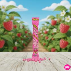 Millions Raspberry Tube - Málnás rágócukorka 55g