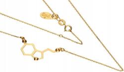 Lovrin Ezüstözött, aranyozott 925-ös nyaklánc "boldogsághormon" elegáns, divatos, ajándéknak is kiváló (Lovrin 52553)