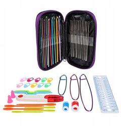 Ruhhy 1Mcz Horgolt készlet 50 db-os bőr tokban (5902802915702)