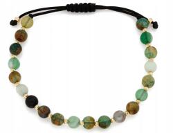 Lovrin Állítható zsinóros karkötő 585 14k 0.74g színes kövekkel ajándék (62098193)