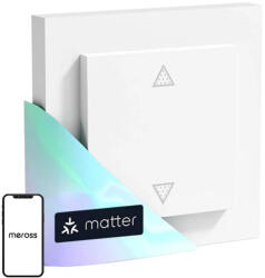 Meross MRS105MA-EU WiFi intelligens redőnykapcsoló (Matter) (MRS105MA-EU) - blacktip
