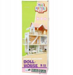 Mini Matters Óriási Fa Babaház Fény Hang Lift Bútorok Mini Matters (domek)