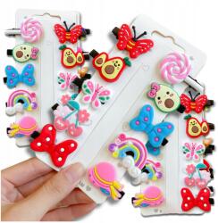 EdiBazzar Hajcsatok Szett Színes hajcsatok gyerekeknek 20db pillangó szivárvány (5905204486672)