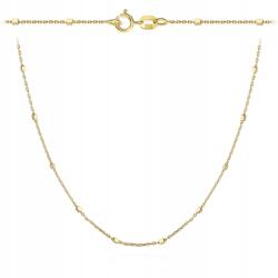 Lovrin Arany nyaklánc finom kockákkal 585 14k 1.76g 50cm elegáns celebritás nyaklánc (58716296)