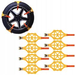 Csúszásgátló hóláncok, 8 db-os szett 2 - 4 kerekű táskával (5902601863921)