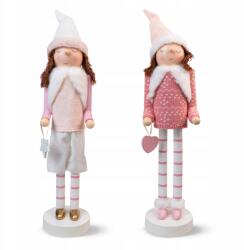 Allbag Karácsonyi Figurák Dísz Díszek Talpas Szett 2 db Ajándéknak (FIGURKA001)