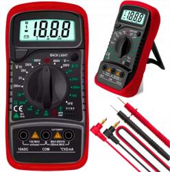  Digitális Multiméter Árammérő Elektromos LCD Kijelzővel (TOP1MALL)