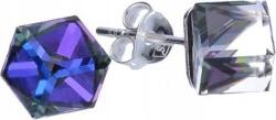 Lovrin Ezüst fülbevaló 925 lila kristályokkal 0, 88g eredeti női ajándék (Lovrin 47785)