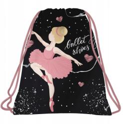 DERFORM Iskolatáska Cipő Kislány Balerina, vízhatlan anyag, zsinóros, 41×35cm (WOBL11)