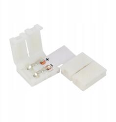  10 x L Alakú Sarokcsatlakozó 90° Gyorscsatlakozó Led Szalaghoz 2PIN (Złączka kątowa MONO 2PIN 10mm)