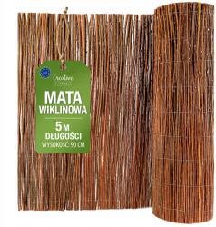 Creative Home Barna, sűrű, 5m x 90cm-es kerti nádszövet erkélyre, teraszra, kerítésre (X0028RS7UB)