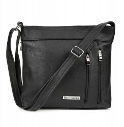 Beltimore Női postás táska bőr kézitáska tágas elegáns Beltimore (X95czarna)