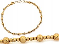 Lovrin Arany karkötő golyókkal 585 14k 4.98g női csillogó állítható (62099783)