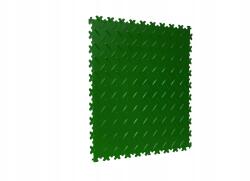 R-Tile Pvc garázscsempék, zöld, bordázott, műhelybe, moduláris padló (RT4mmKolor)