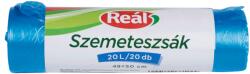Szemeteszsák 20 liter 49 x 50 cm 20 db/tekercs kék - suplix