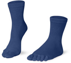 Knitido Essentials Midi Relax Dark Blue Pamut Zokni