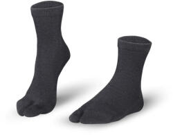 Knitido Cotton & Merino Tabi Midi Charcoal Zokni Gyapjúval