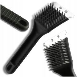  Rozsdamentes acél grill- és sütőtisztító kefe kaparóval (Szczotka do czyszczenia grilla piekarnika)