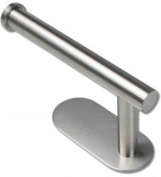 EdiBazzar WC-tartó papír öntapadós WC-hez ezüst akasztó fúrás nélkül Loft (Uchwyt WC Samoprzylepny Na Papier Toaletowy)