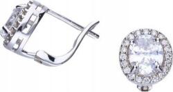 Lovrin Ezüst fülbevaló 925-ös angol kapcsos cirkóniával 4, 80g divatos minta ajándékba (Lovrin 46829)