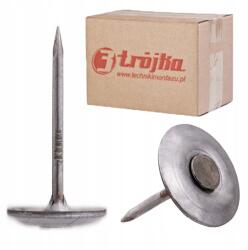 Trojka Papírlemez Szegek, Horganyzott, Alátéttel Trójka 3x25 mm 5KG (GPBO 3.0X25 PO 5KG)