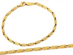 Lovrin 585 14kt arany karkötő eredeti elemekkel, görög mintával 4.43g (58705144)