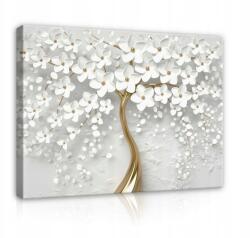 Wallarena Vászonkép Falra Fa Virágok Előszoba Iroda Nappaliba 60x40 (OBRAZ MAŁY DO JADALNI BIURA PP13589O4)