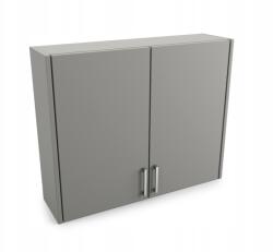  Függő Szekrény Zuzi 2D Szürke 62 CM X 76 CM X 30 CM Két Polccal (ZUZIA_76_62X76X30-OLCH)