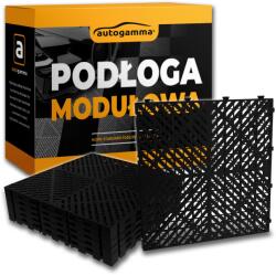  Padló modul Csempe puzzle 40x40 Garázs Autó Padló Műhely Fekete (Podłoga Modułowa Czarna)