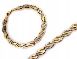 Lovrin Női arany karkötő 375 9k sárga és fehér aranyból 3.72g 18-as méret (60770609)