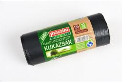 Mazzini Szemeteszsák újrahasznosított 135 liter 70 x 110 cm 30 mikron 10 db/tekercs Mazzini_fekete - suplix