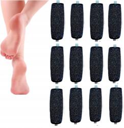 12 db elektromos talpreszelő cserélhető fejek, matt (Roller 12 PCS)