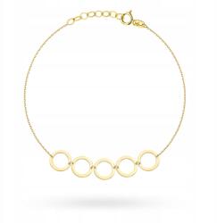 Lovrin Arany karkötő karikákkal 585 14k 0.95g elegáns lánc állítható (58716359)