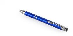 Golyóstoll nyomógombos kék test, írásszín kék - suplix