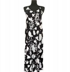 Asos Ruha térdig érő kényelmes stílusos ujjatlan fekete-fehér 34-es méret (UB000462)