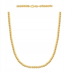 Lovrin 585 arany nyaklánc érdekesen gravírozott golyókkal, finom kiegészítő (61154371)