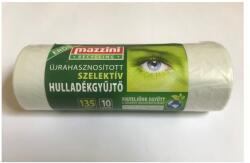 Mazzini Szemeteszsák újrahasznosított 135 liter 70 x 110 cm 25 mikron 10 db/tekercs Mazzini_átlátszó - suplix