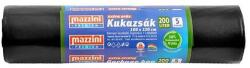 Mazzini Szemeteszsák 200 liter 100 x 120 cm 40 mikron 5 db/tekercs Mazzini_fekete - suplix