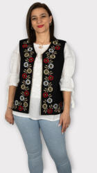 Magazin Traditional Vesta brodata cu model traditional Damiana 3